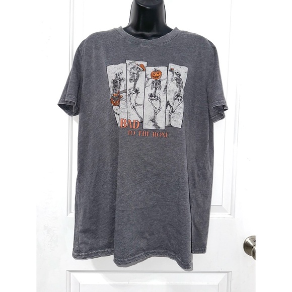 Maurices Bad To The Bone Oversized Fit Graphic Tee - Picture 2 of 5